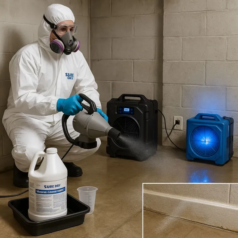 Sanitization and Odor Removal process in Princeton, IN