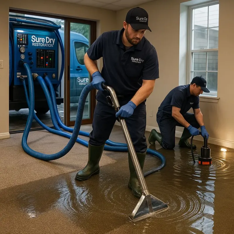 Water Extraction and Removal process in Princeton, IN